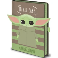 Outlet Libreta A5 Baby Yoda The Mandalorian Ears The Mandalorian|Regalos Star Wars Por Personaje