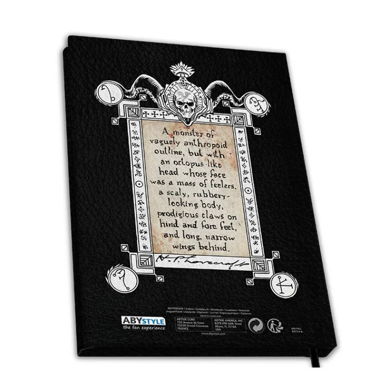 Abystyle Más Regalos De Cine De Terror ^Libreta A5 Cthulhu Necronomicon