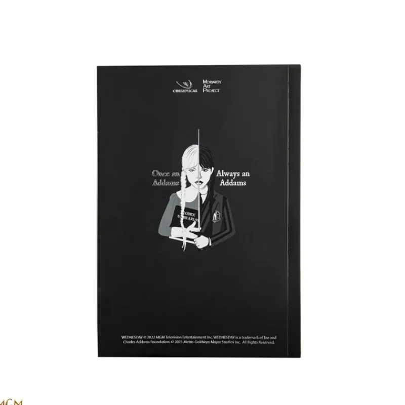 Cinereplicas Miércoles Addams^Libreta Miercoles y Violonchelo Miercoles