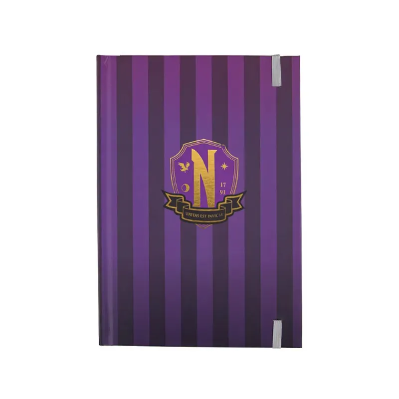 Cinereplicas Miércoles Addams^Libreta Nevermore Academy Miercoles