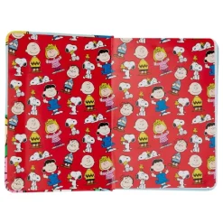 Loungefly Snoopy^Libreta Peanuts por Snoopy y Amigos Holiday