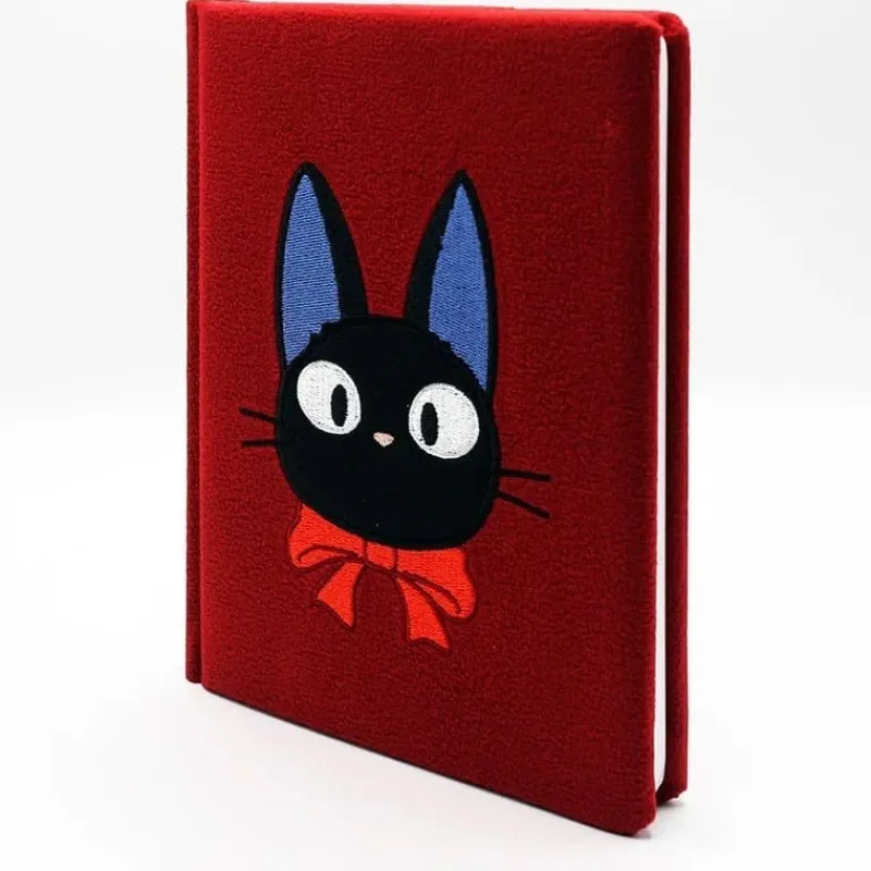 Chronicle Books Libros Ghibli|Coleccionismo Ghibli^Libreta Premium Jiji Plush de Nicky, la aprendiz de bruja