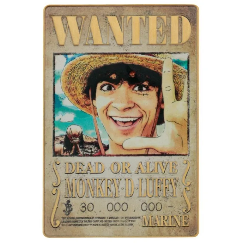 FaNaTtik Cosas De Luffy One Piece^Lingote One Piece Luffy Wanted Poster Edición Limitada
