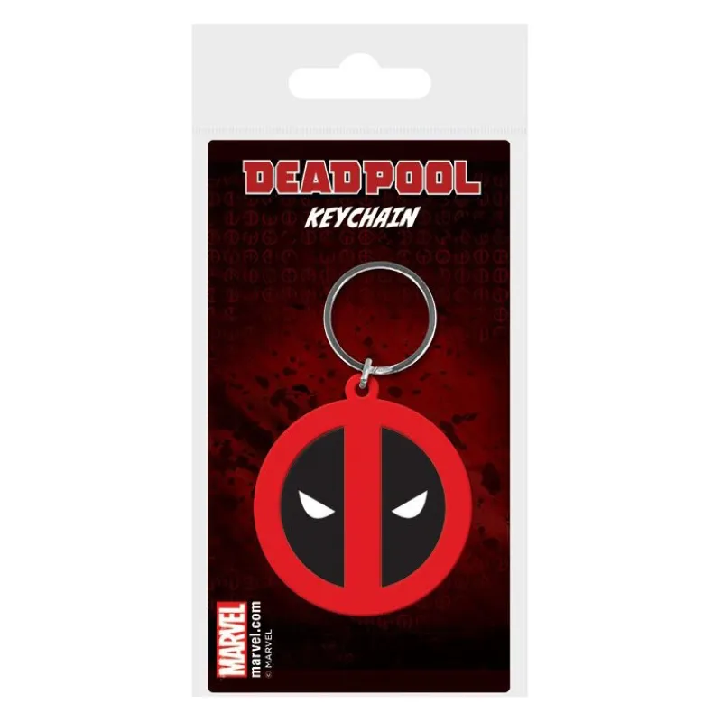 Pyramid International Superhéroes Marvel|Complementos Marvel^Llavero Caucho Deadpool logo