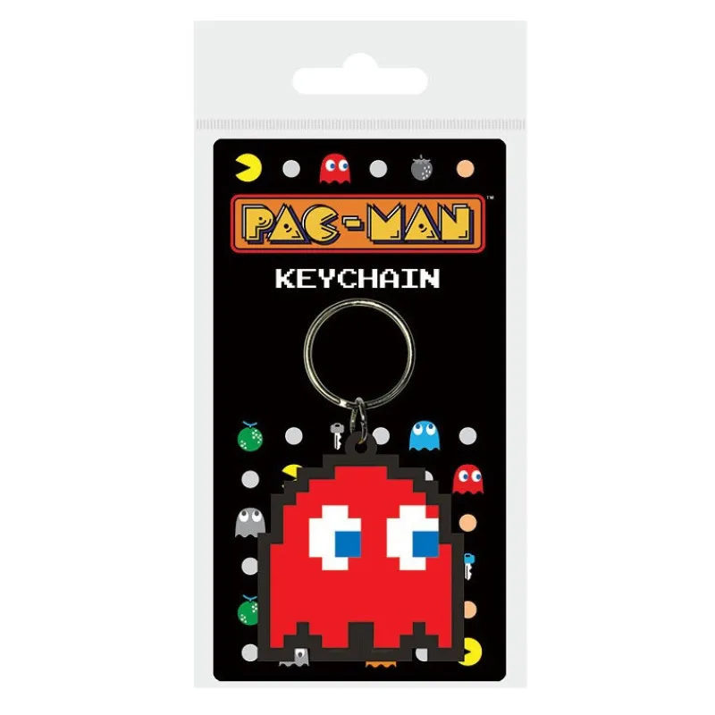 Pyramid International Regalos Y Coleccionismo Para Gamers - Cosas De Videojuegos Míticos^Llavero Caucho Pac-Man Blinky