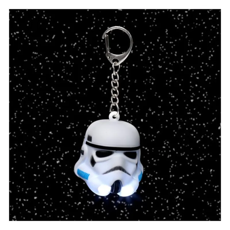 Puckator Regalos Star Wars Por Personaje |Complementos Star Wars^Llavero con luz Stormtrooper Star Wars