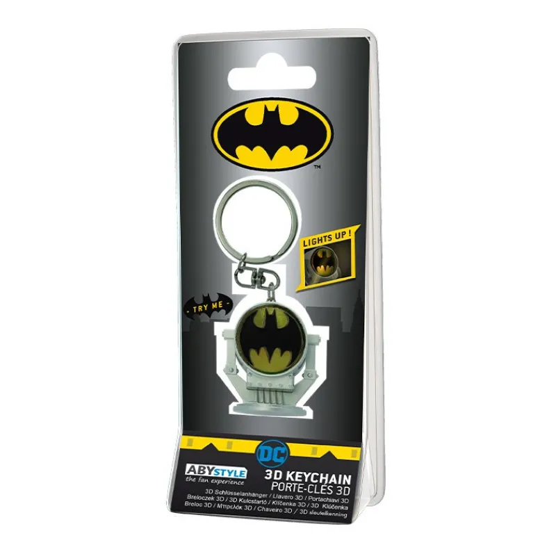 Sale Llavero 3D Batseñal Batman con Luz Regalos De Superhéroes Dc|Complementos Dc