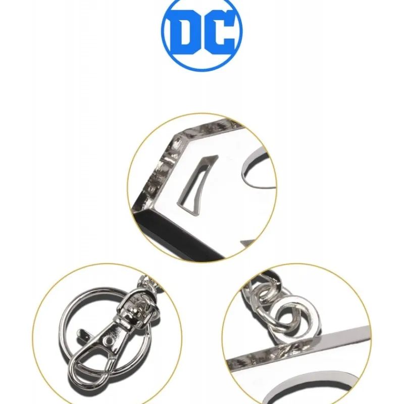 The Noble Collection Regalos De Superhéroes Dc|Superhéroes Marvel^Llavero de Acero con Escudo de Superman de DC Comics