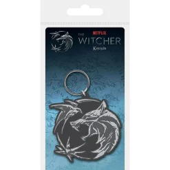 Pyramid International Regalos Y Coleccionismo Para Gamers - Cosas De Videojuegos Míticos^Llavero de Goma The Wicher (Lobo, Golondrina y Estrella)