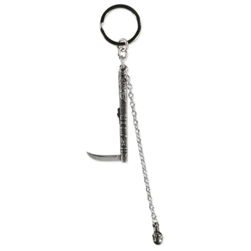 DIFUZED Regalos Assassin'S Creed|Descuentos Gaming^Llavero de Metal Kusari Gama - Assassin's Creed Shadows