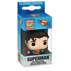 Funko Regalos De Superhéroes Dc|Funko Dc^Llavero POP! Superman (2025) 4 cm