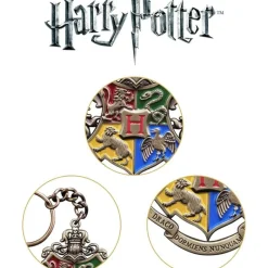 The Noble Collection Replicas Colección Harry Potter^Llavero Hogwarts de Harry Potter - Escudo de Colección