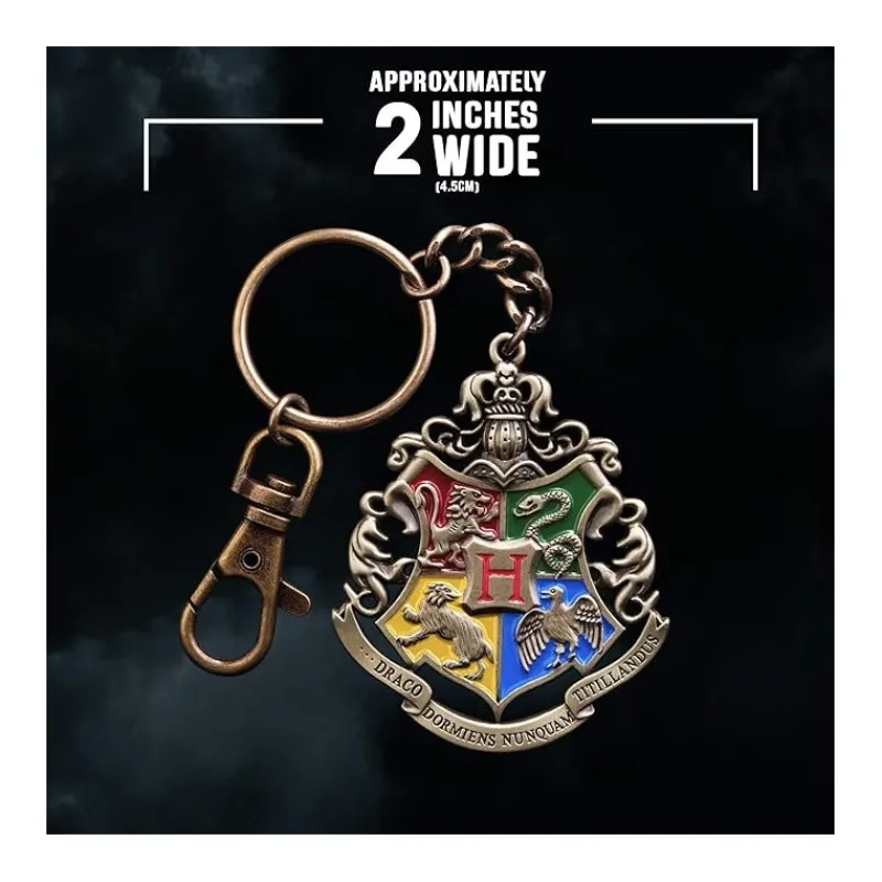 The Noble Collection Replicas Colección Harry Potter^Llavero Hogwarts de Harry Potter - Escudo de Colección