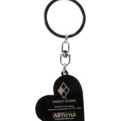 Llavero metal Harley Quinn corazón DC Comics Regalos De Villanos Dc|Complementos Dc