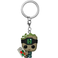 Funko Superhéroes Marvel|Coleccionismo Marvel^Llavero Mini Pop! Groot Guardianes de la Galaxia