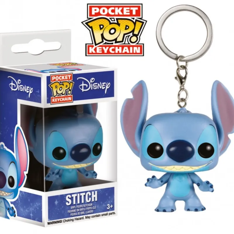 Funko Películas Y Personajes De Disney ·Lilo Y Stitch|Funko Pop Disney^Llavero mini Pop! Stitch Disney