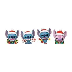 Funko Películas Y Personajes De Disney ·Lilo Y Stitch|Funko Pop Disney^Llaveros Pocket POP! Lilo & Stitch Holiday 2025 Pack 4 cm