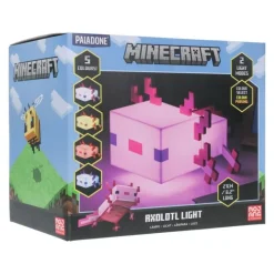 Outlet Lámpara Axolotl de Minecraft - Luz de Noche Decorativa Minecraft