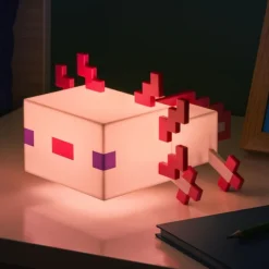 Outlet Lámpara Axolotl de Minecraft - Luz de Noche Decorativa Minecraft