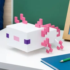 Outlet Lámpara Axolotl de Minecraft - Luz de Noche Decorativa Minecraft