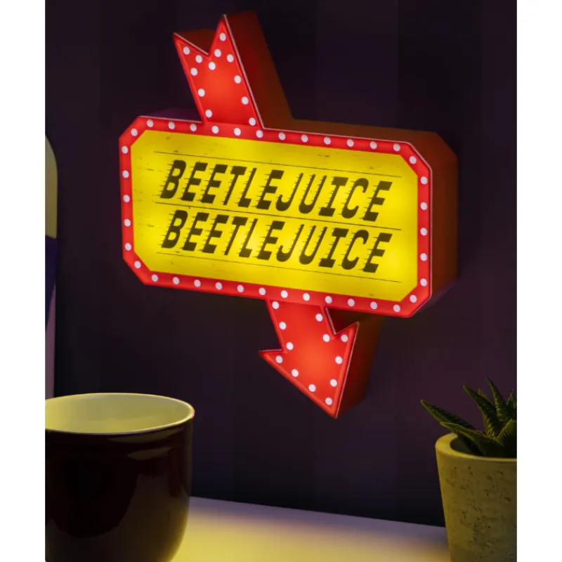 Paladone Products Beetlejuice^Lámpara Cartel Beetlejuice 22 x 25 cm