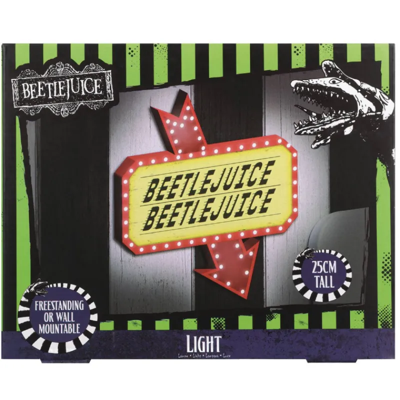 Paladone Products Beetlejuice^Lámpara Cartel Beetlejuice 22 x 25 cm