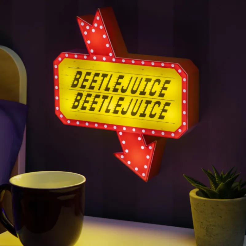 Paladone Products Beetlejuice^Lámpara Cartel Beetlejuice 22 x 25 cm