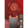 Paladone Products Marvel Hogar^Lámpara Con Bombilla Led Neon Marvel Avengers E27
