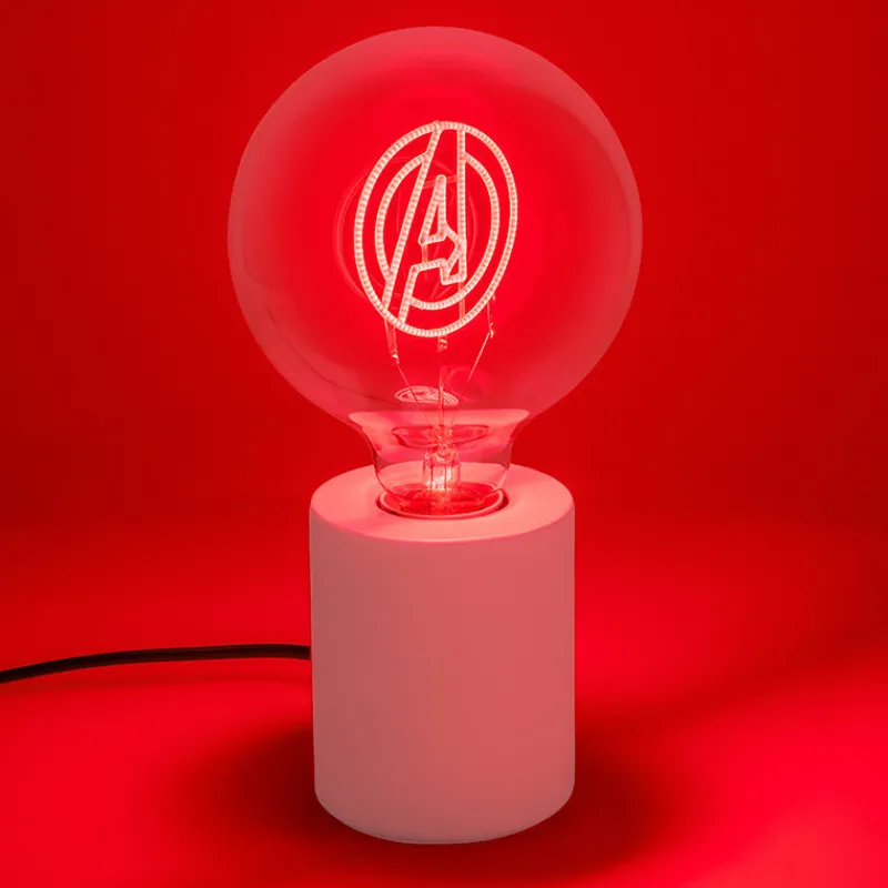 Paladone Products Marvel Hogar^Lámpara Con Bombilla Led Neon Marvel Avengers E27