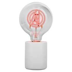 Paladone Products Marvel Hogar^Lámpara Con Bombilla Led Neon Marvel Avengers E27
