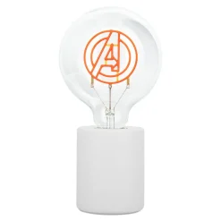 Paladone Products Marvel Hogar^Lámpara Con Bombilla Led Neon Marvel Avengers E27
