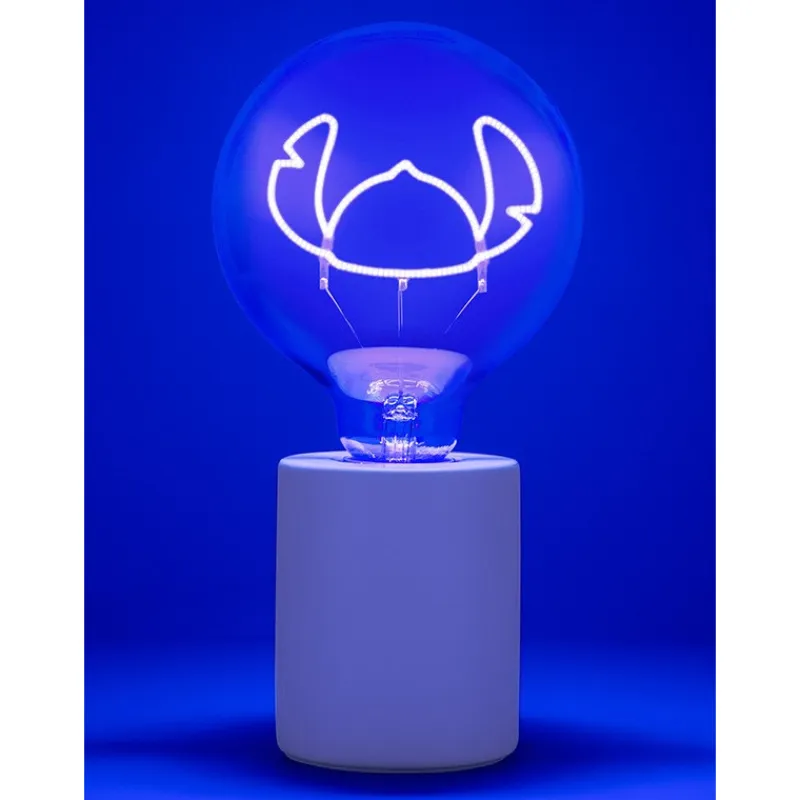 Outlet Lámpara con Bombilla LED Neón Stitch E27 Disney Hogar