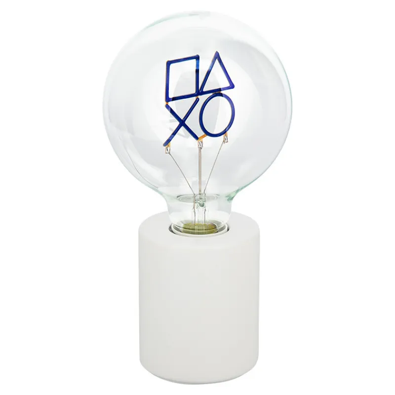 Paladone Products Regalos Y Coleccionismo Para Gamers - Cosas De Videojuegos Míticos^Lámpara con Bombilla LED Neon PlayStation E27