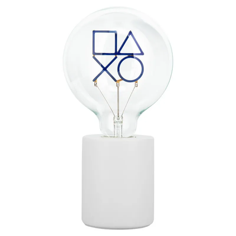 Paladone Products Regalos Y Coleccionismo Para Gamers - Cosas De Videojuegos Míticos^Lámpara con Bombilla LED Neon PlayStation E27