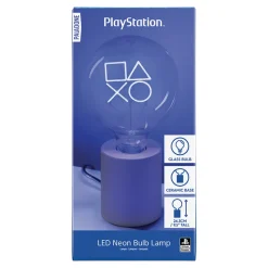 Paladone Products Regalos Y Coleccionismo Para Gamers - Cosas De Videojuegos Míticos^Lámpara con Bombilla LED Neon PlayStation E27