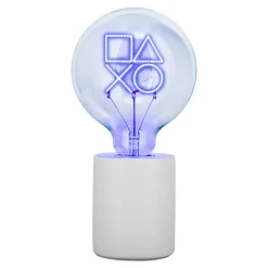 Paladone Products Regalos Y Coleccionismo Para Gamers - Cosas De Videojuegos Míticos^Lámpara con Bombilla LED Neon PlayStation E27