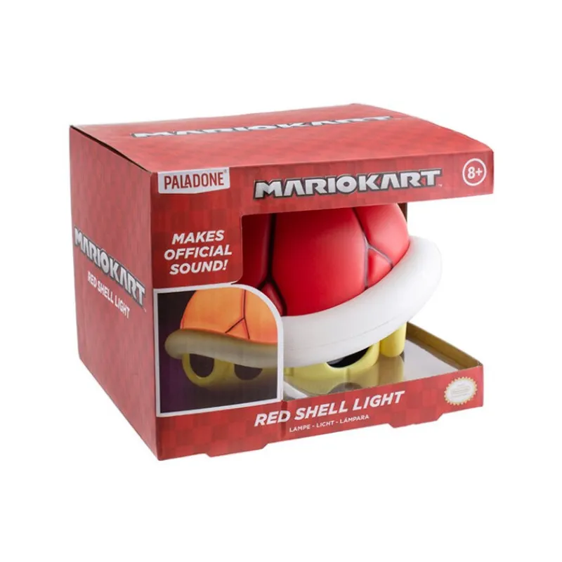 Outlet Lámpara con sonido Super Mario Caparazón Rojo Huchas, Lámparas Y Tazas Kids |Regalos Y Coleccionismo Para Gamers - Cosas De Videojuegos Míticos