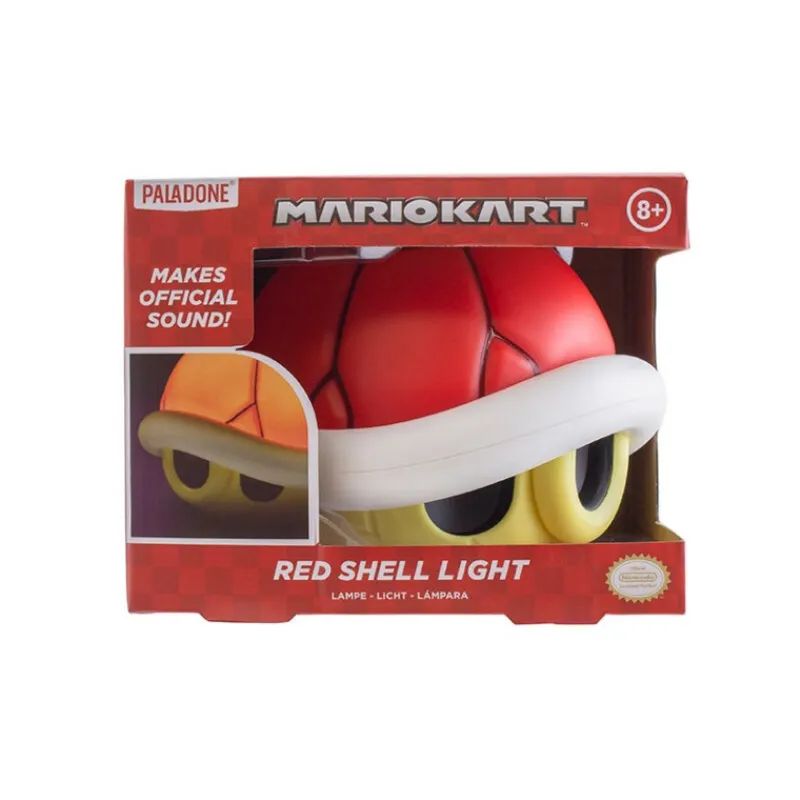 Outlet Lámpara con sonido Super Mario Caparazón Rojo Huchas, Lámparas Y Tazas Kids |Regalos Y Coleccionismo Para Gamers - Cosas De Videojuegos Míticos