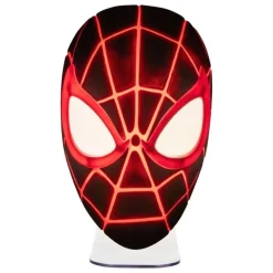 Lámpara 3D LED Miles Morales Máscara Spider-Man Superhéroes Marvel
