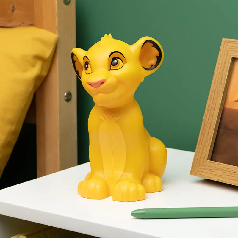 Paladone Products Películas Y Personajes De Disney ·El Rey León|Disney Hogar^Lámpara 3D Simba 17,5 cm Disney