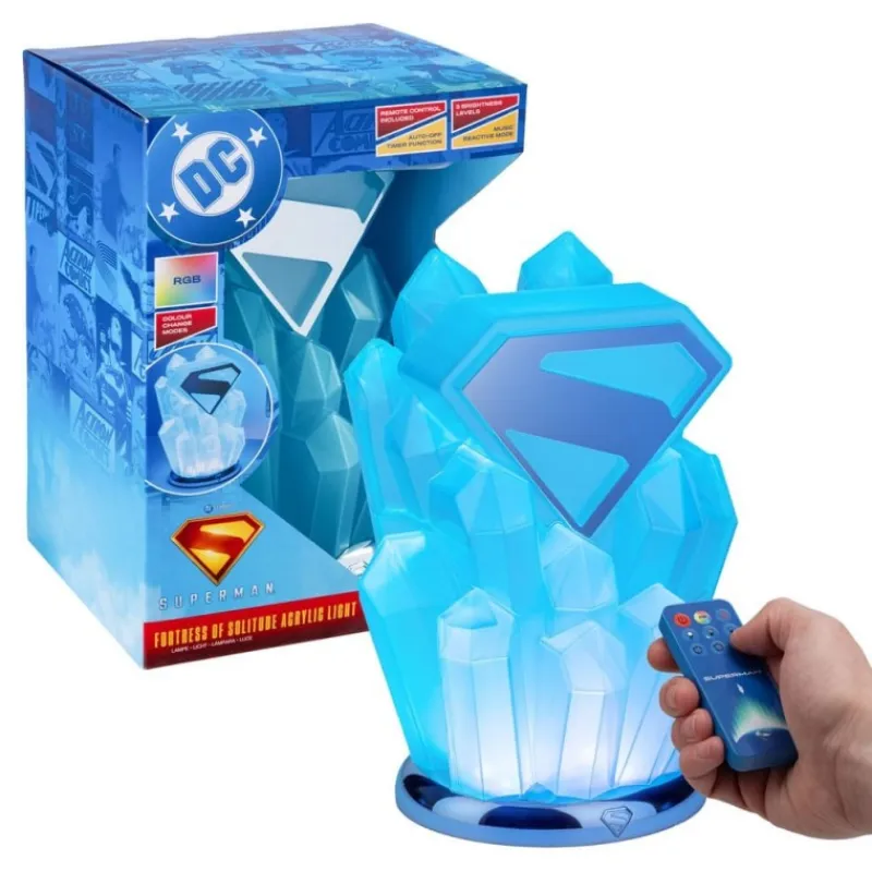 Discount Lámpara DC Comics Superman Fortaleza de la Soledad Regalos De Superhéroes Dc