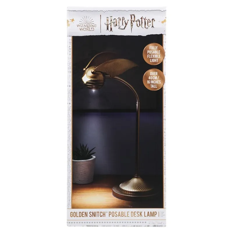 Paladone Products Harry Potter Hogar^Lámpara de ambiente ajustable Snitch Dorada 36cm Harry Potter