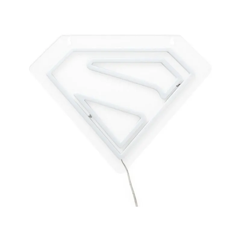 Paladone Products Regalos De Superhéroes Dc|Dc Hogar^Lámpara de pared LED Superman Neon DC Comics