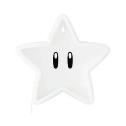 Paladone Products Descuentos Gaming|Más Regalos De Super Mario ^Lámpara de pared LED Super Mario Super Star Neon