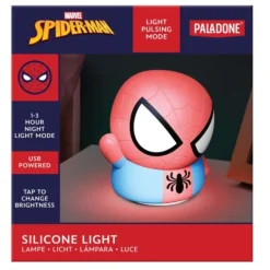 Paladone Products Marvel Hogar^Lámpara de Silicona 3D Spider-Man 14 Cm