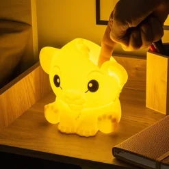 Paladone Products Películas Y Personajes De Disney ·El Rey León|Disney Hogar^Lámpara de silicona Simba SquishyGlo recargable PALADONE