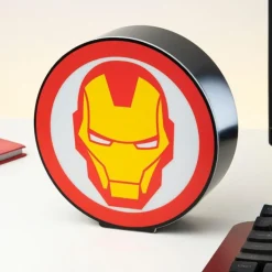 Paladone Products Superhéroes Marvel|Más Regalos De Marvel^Lámpara Iron Man 15 cm Marvel Avengers