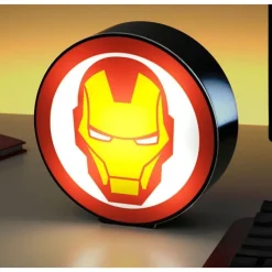Paladone Products Superhéroes Marvel|Más Regalos De Marvel^Lámpara Iron Man 15 cm Marvel Avengers