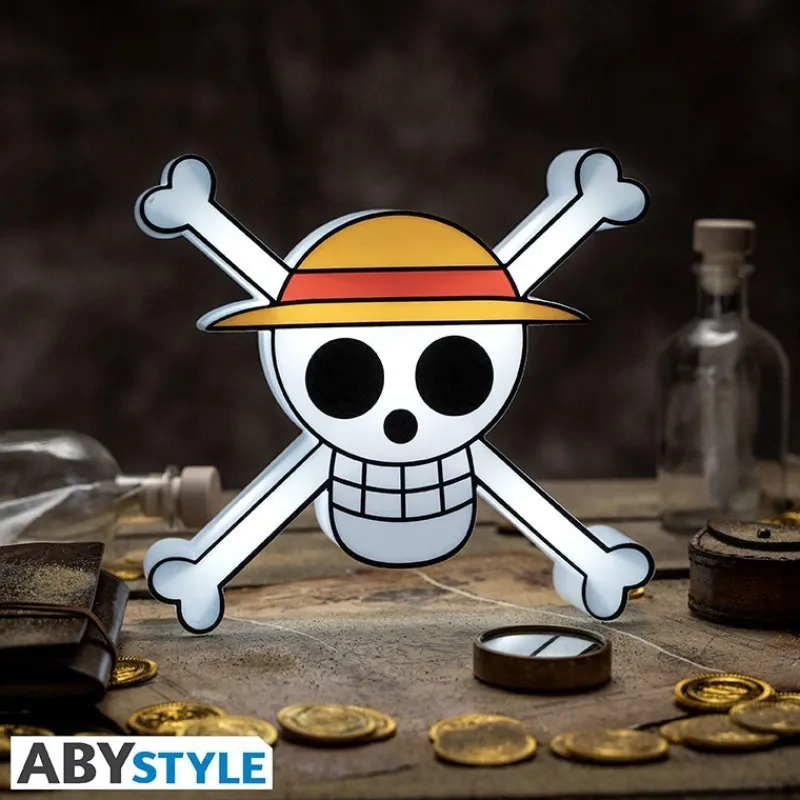 Discount Lámpara LED Calavera Sombrero de Paja One Piece Hogar One Piece