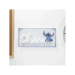 Lámpara LED estilo neón Ohana 15 x 30 cm Películas Y Personajes De Disney ·Lilo Y Stitch|Disney Hogar